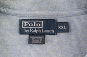 Polo by Ralph Lauren Embroidered Logo Blue Quarter Zip Sweater - Sweater - Thrifted Threads