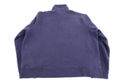 Polo by Ralph Lauren Embroidered Logo Blue Quarter Zip Sweater - Sweater - Thrifted Threads