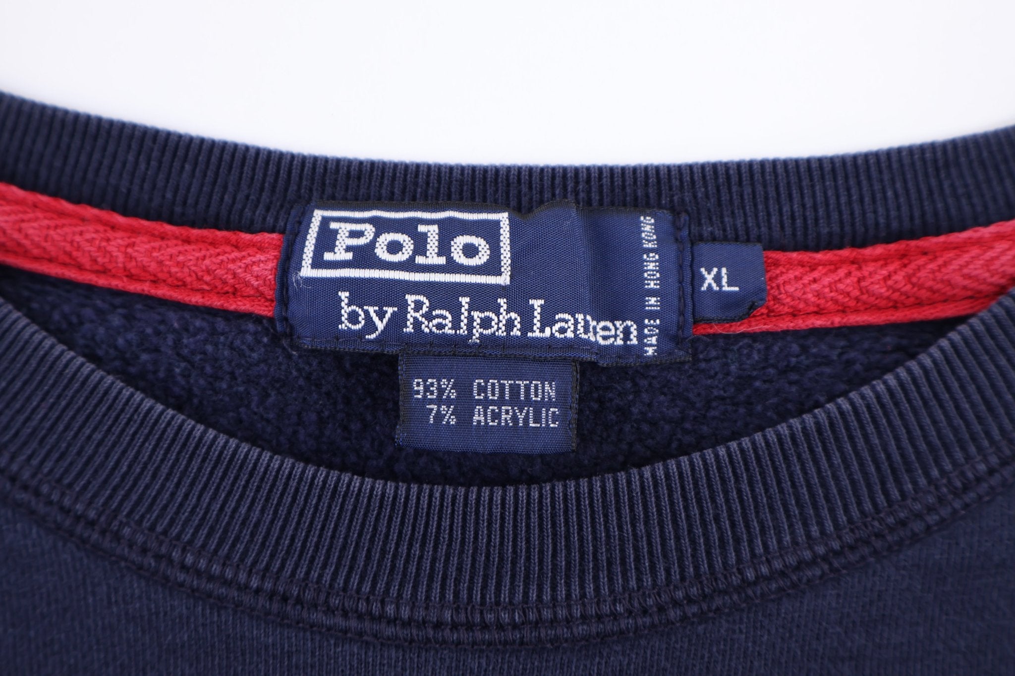 Polo by Ralph Lauren Embroidered Logo Blue Sweater - Sweater - Thrifted Threads