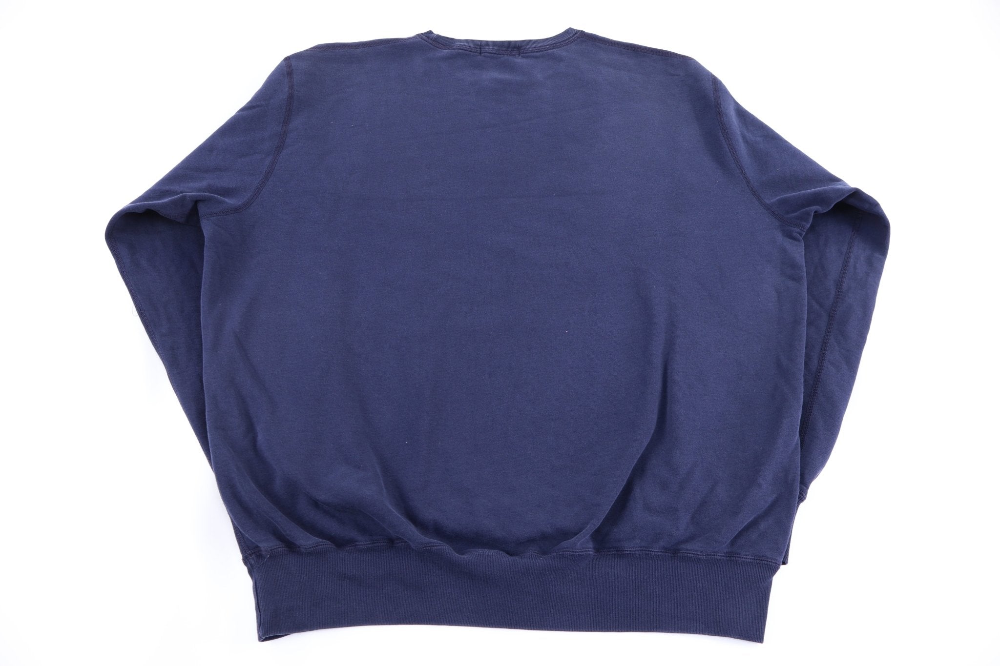 Polo by Ralph Lauren Embroidered Logo Blue Sweater - Sweater - Thrifted Threads