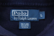 Polo by Ralph Lauren Embroidered Logo Blue Sweater - Sweater - Thrifted Threads