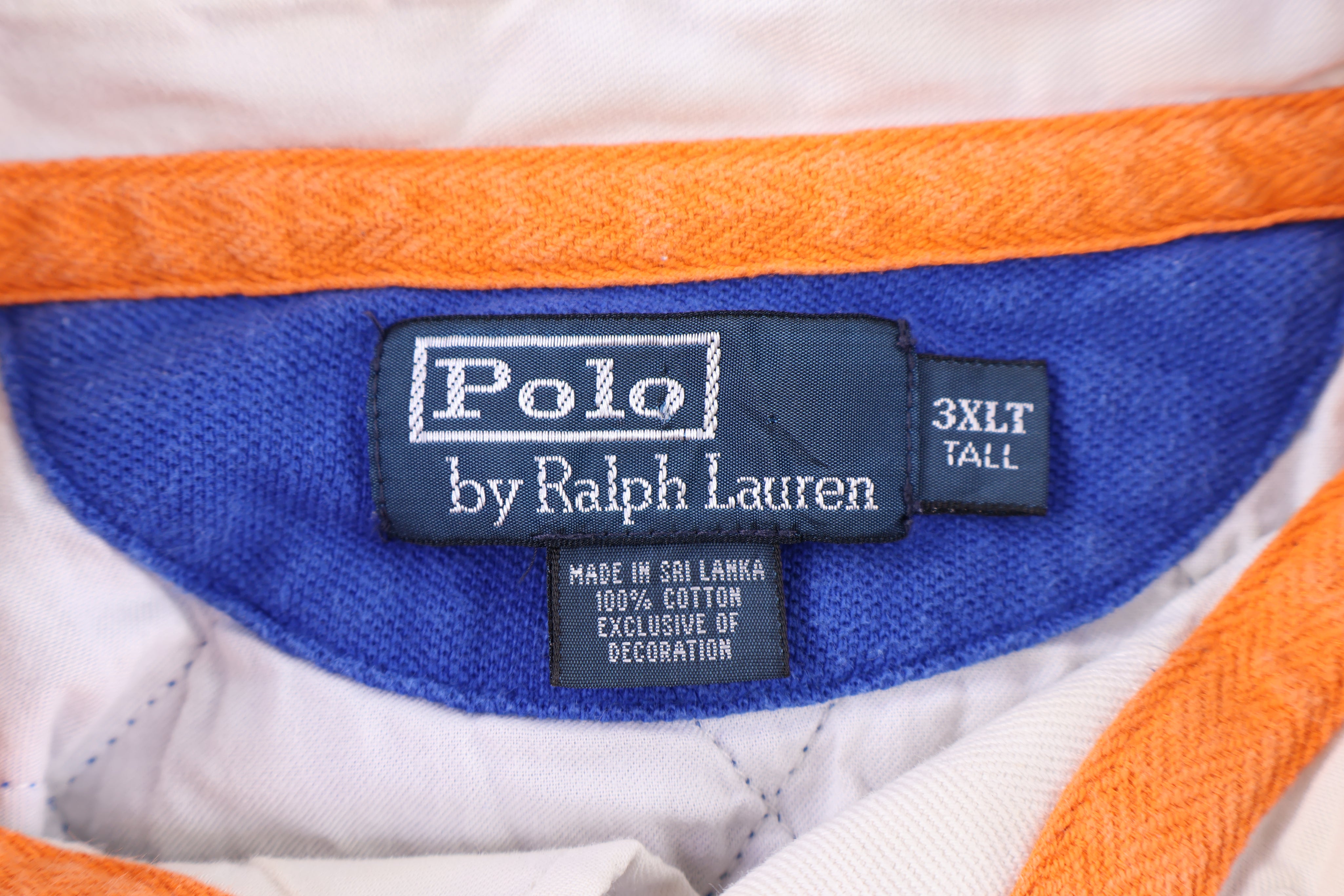 Polo by Ralph Lauren Embroidered Logo Blue & White Button Up - Button Ups/Downs - Thrifted Threads