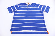 Polo by Ralph Lauren Embroidered Logo Blue & White Button Up - Button Ups/Downs - Thrifted Threads