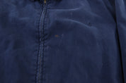 Polo by Ralph Lauren Embroidered Logo Blue Zip Up Jacket - ThriftedThreads.com