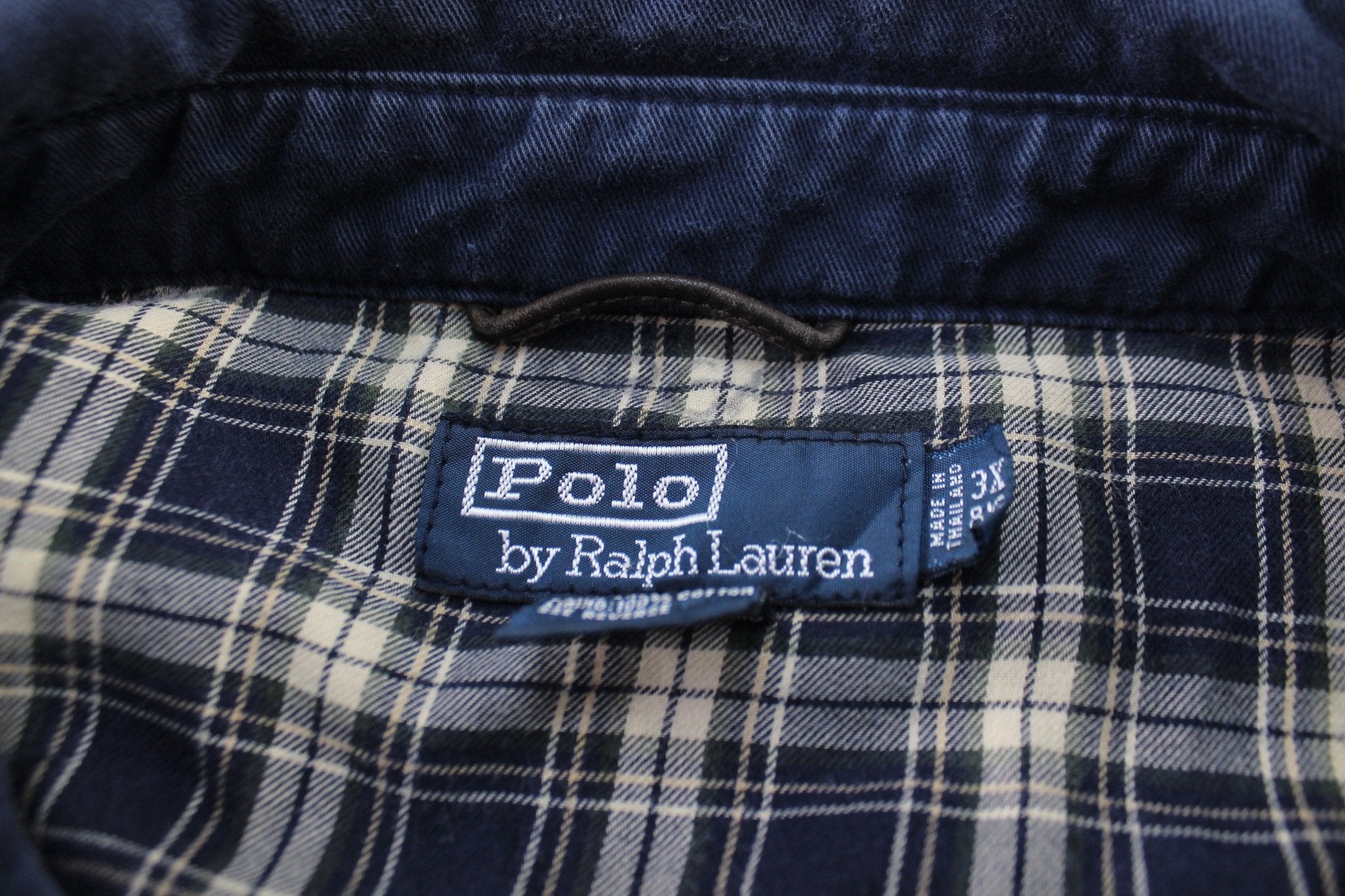 Polo by Ralph Lauren Embroidered Logo Blue Zip Up Jacket - ThriftedThreads.com