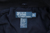 Polo by Ralph Lauren Embroidered Logo Blue Zip Up Jacket - Jackets - Thrifted Threads