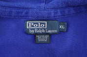 Polo by Ralph Lauren Embroidered Logo Full Zip Hoodie - Jacket - Thrifted Threads