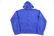 Polo by Ralph Lauren Embroidered Logo Full Zip Hoodie - Jacket - Thrifted Threads
