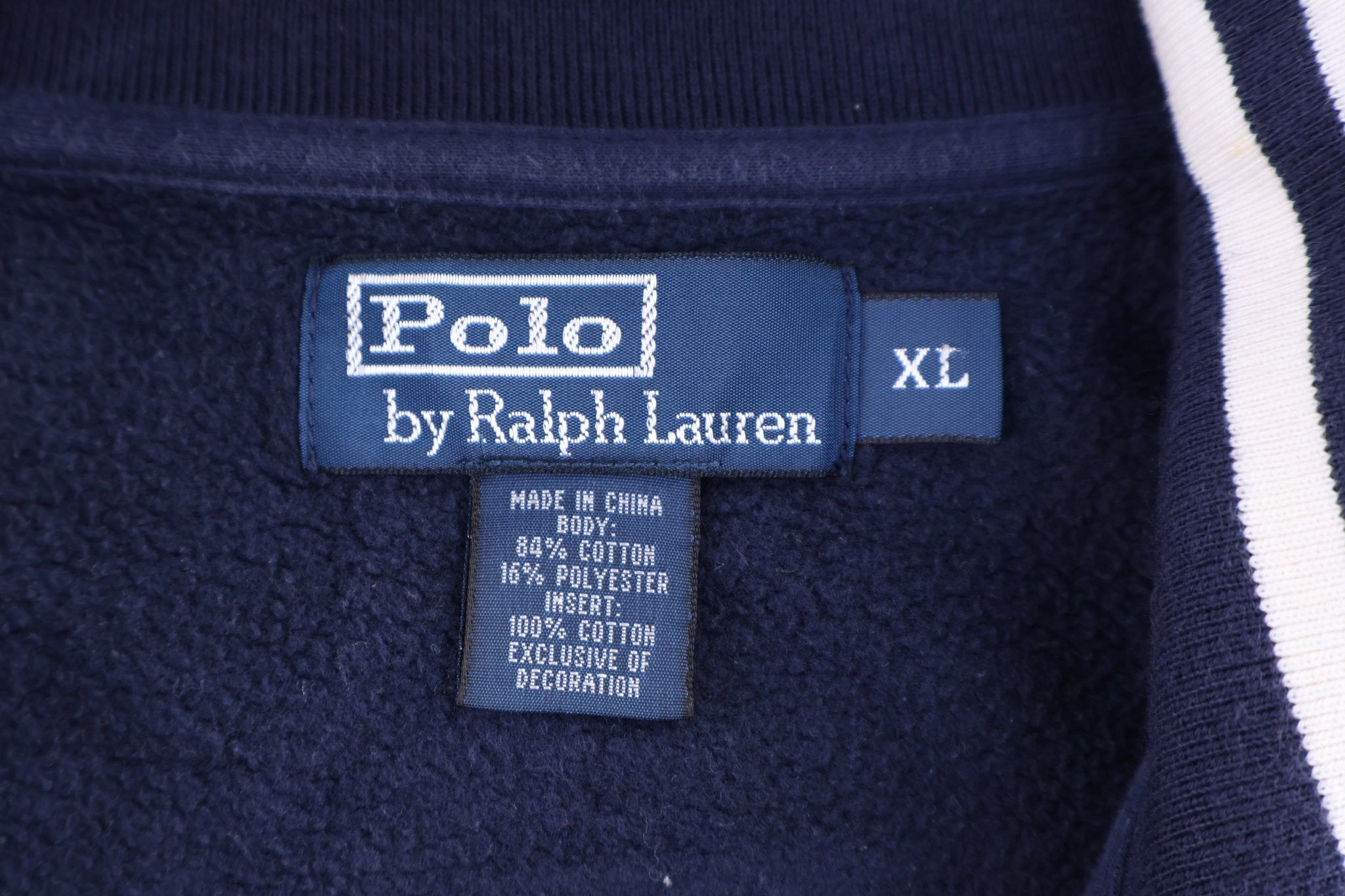Polo by Ralph Lauren Embroidered Logo Full Zip Track Jacket - Jacket - Thrifted Threads