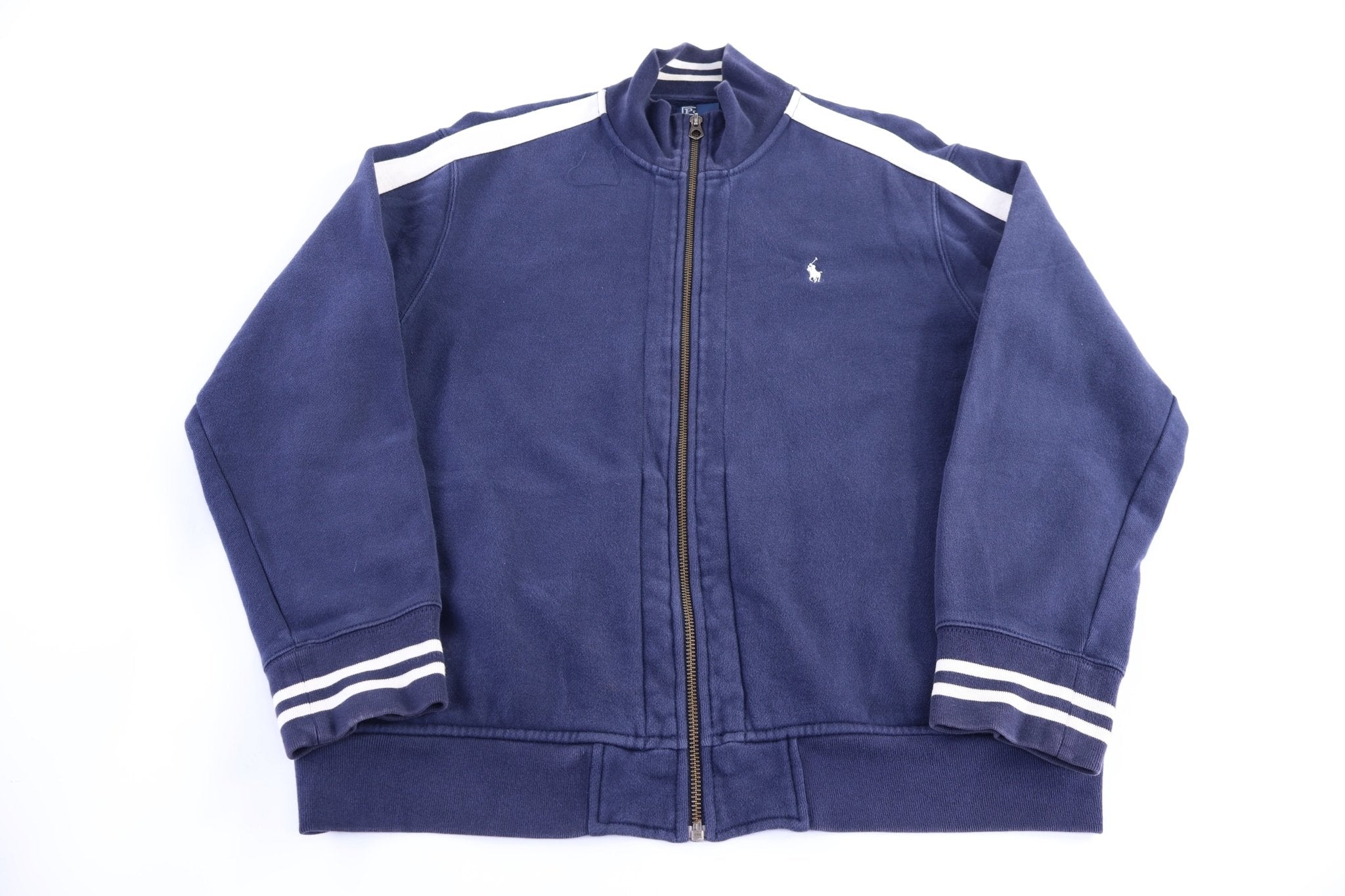 Polo by Ralph Lauren Embroidered Logo Full Zip Track Jacket - Jacket - Thrifted Threads