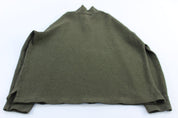 Polo by Ralph Lauren Embroidered Logo Green Quarter Zip Sweater - ThriftedThreads.com