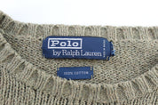 Polo by Ralph Lauren Embroidered Logo Green Sweater - ThriftedThreads.com