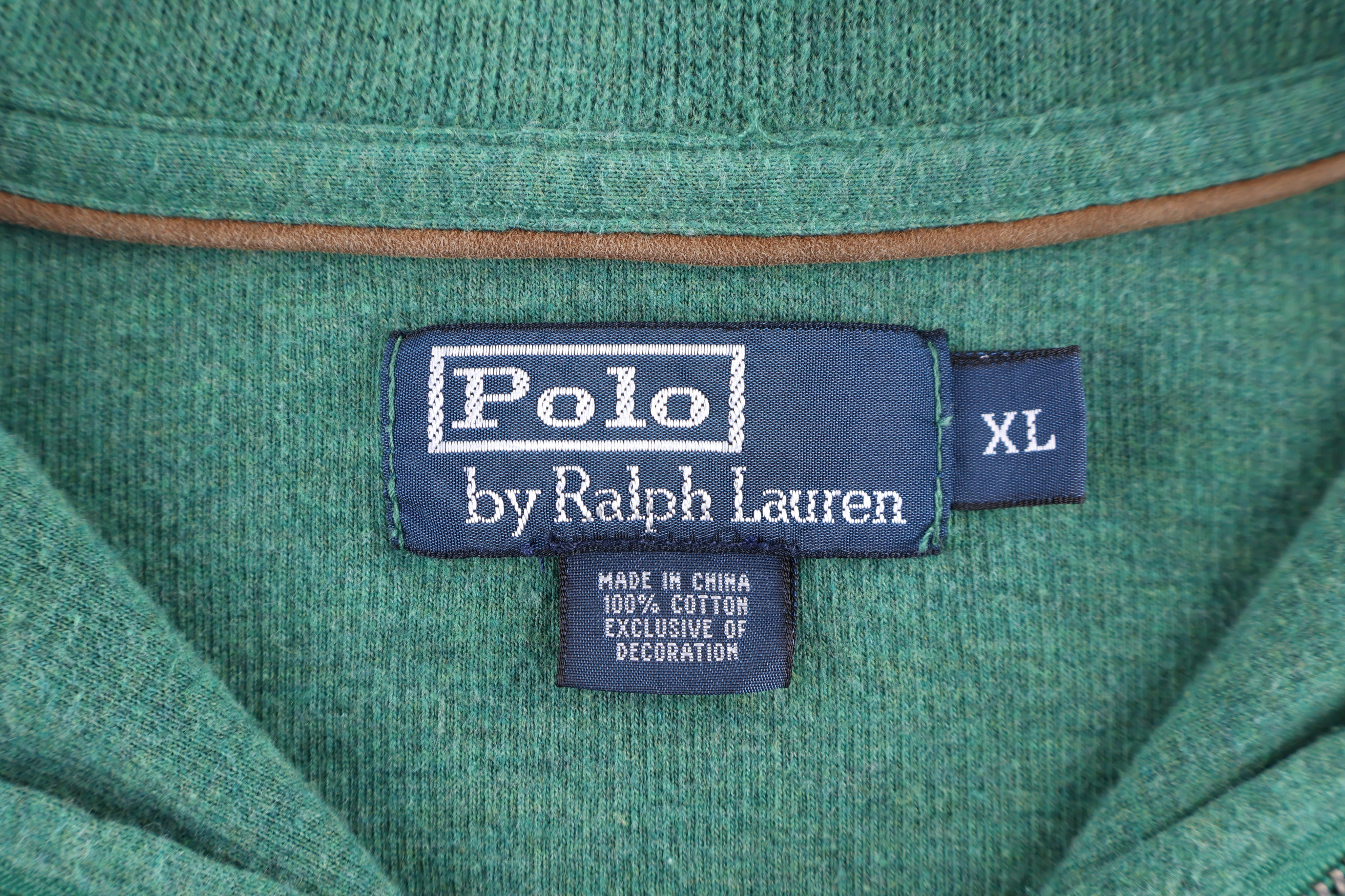 Polo by Ralph Lauren Embroidered Logo Green Sweater - Sweater - Thrifted Threads
