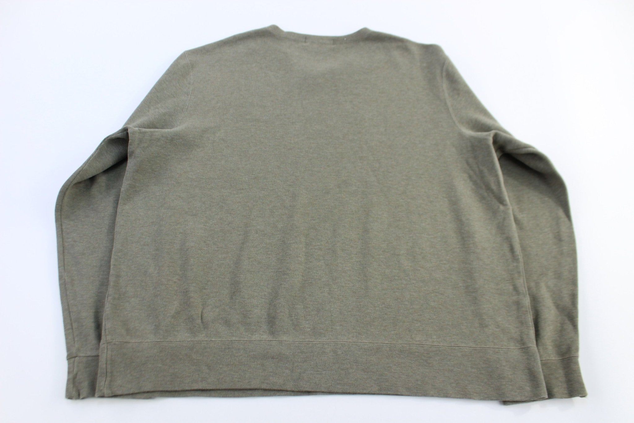 Polo by Ralph Lauren Embroidered Logo Green Sweater - Sweater - Thrifted Threads