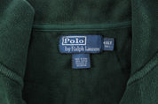 Polo by Ralph Lauren Embroidered Logo Green Zip Up Sweater - ThriftedThreads.com