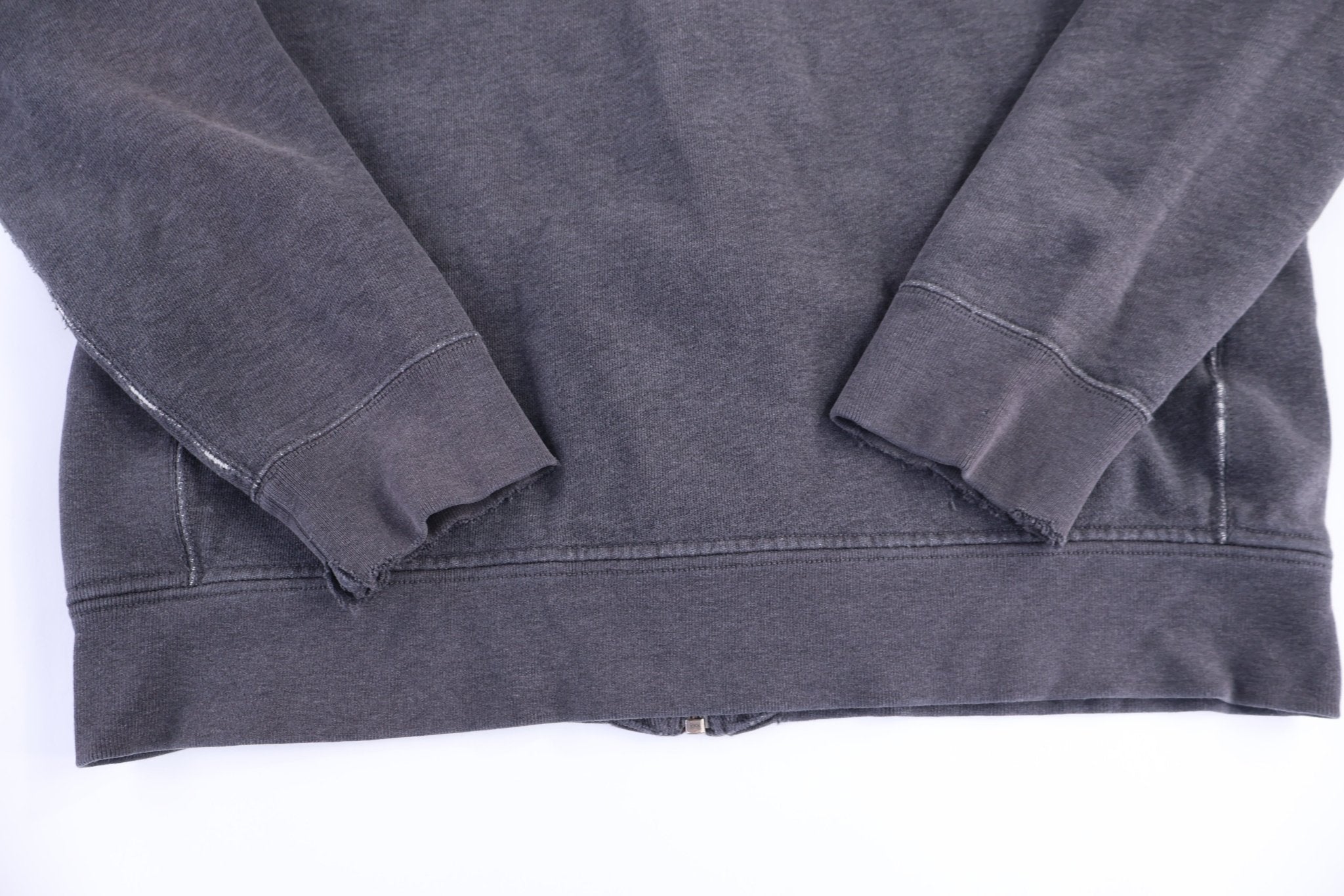Polo by Ralph Lauren Embroidered Logo Grey Full Zip Hoodie - jacket - Thrifted Threads