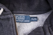Polo by Ralph Lauren Embroidered Logo Grey Full Zip Hoodie - jacket - Thrifted Threads