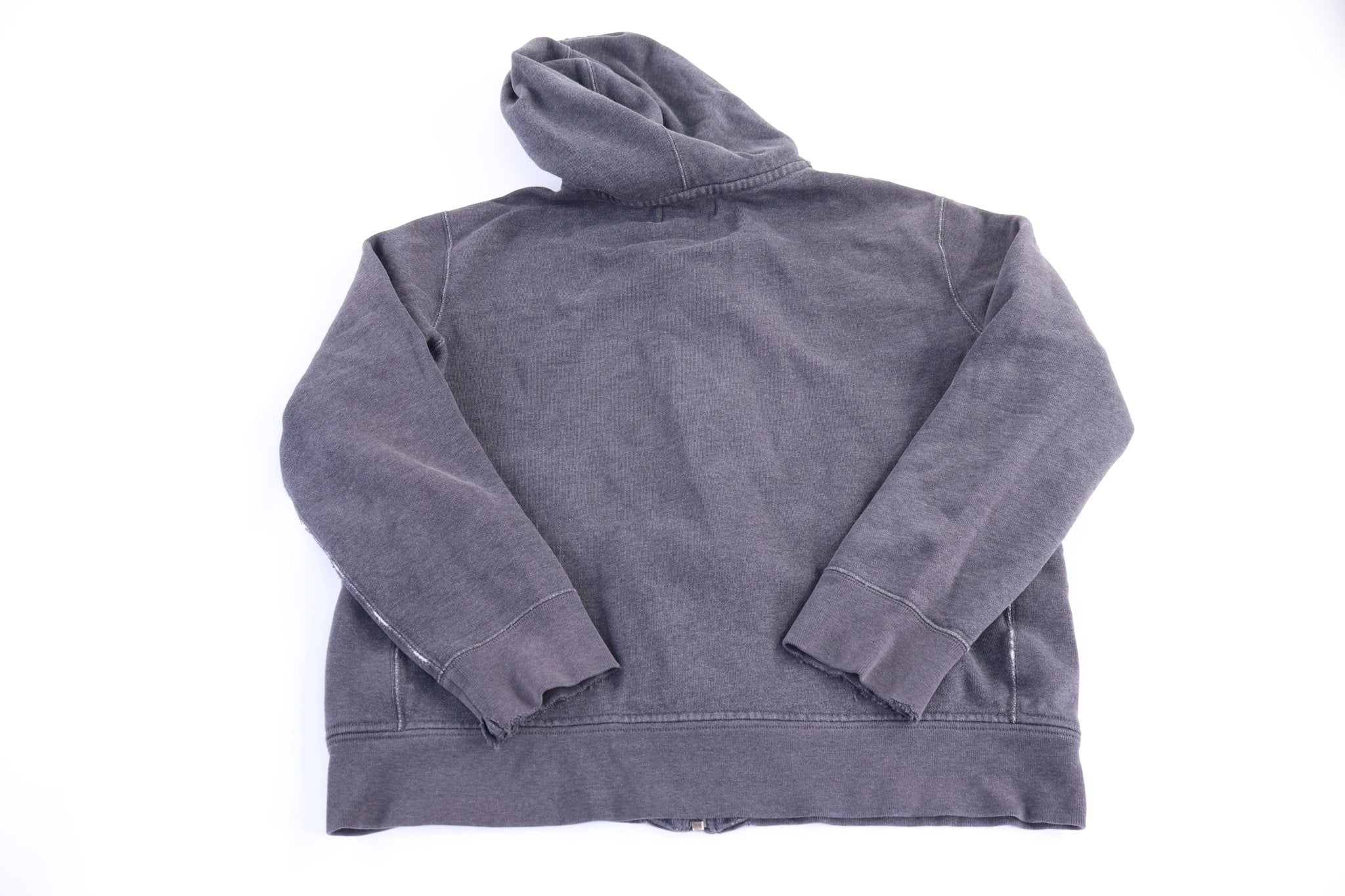 Polo by Ralph Lauren Embroidered Logo Grey Full Zip Hoodie - jacket - Thrifted Threads