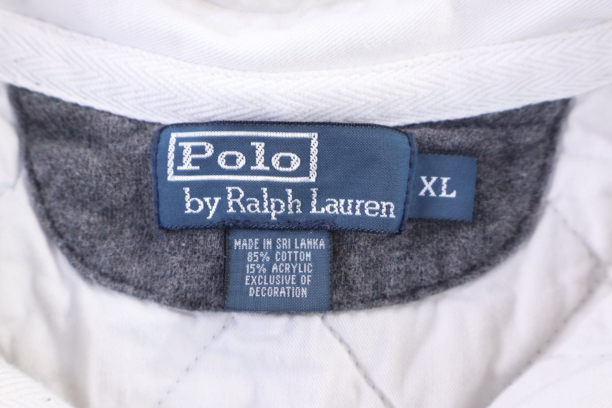 Polo by Ralph Lauren Embroidered Logo Grey LS Button Up - Button Ups/Downs - Thrifted Threads