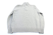 Polo by Ralph Lauren Embroidered Logo Grey Pullover Sweater - ThriftedThreads.com