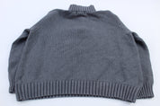 Polo by Ralph Lauren Embroidered Logo Grey Pullover Sweater - ThriftedThreads.com