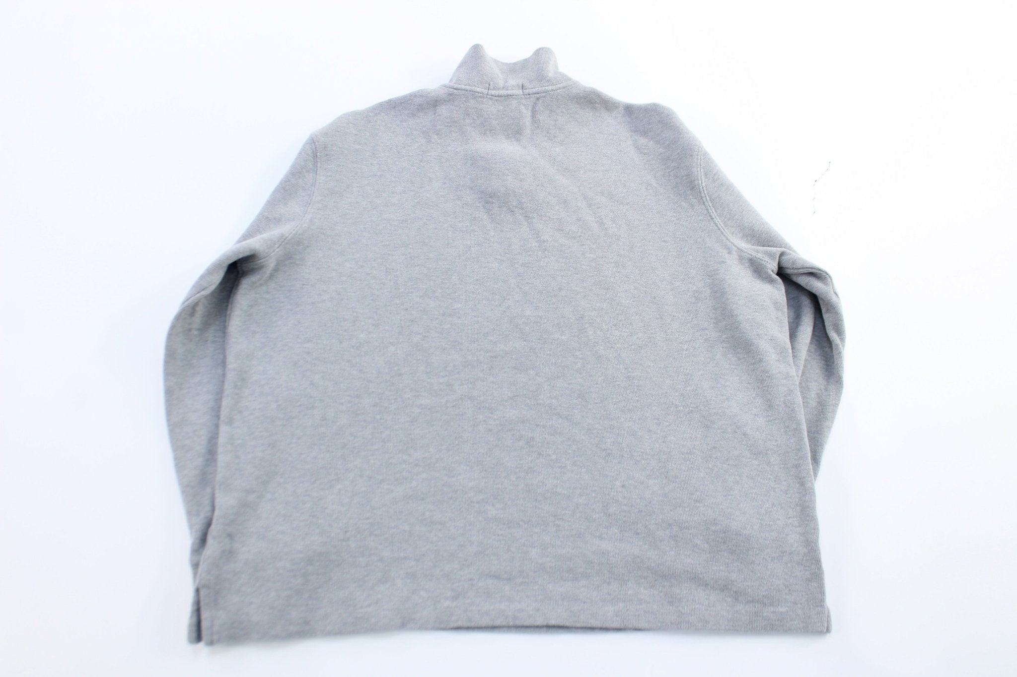 Polo by Ralph Lauren Embroidered Logo Grey Pullover Sweater - Sweater - Thrifted Threads