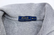 Polo by Ralph Lauren Embroidered Logo Grey Pullover Sweater - Sweater - Thrifted Threads
