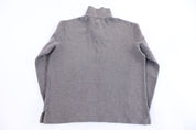 Polo by Ralph Lauren Embroidered Logo Grey Quarter Zip Pullover - Sweater - Thrifted Threads