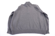 Polo by Ralph Lauren Embroidered Logo Grey Quarter Zip Sweater - Sweater - Thrifted Threads