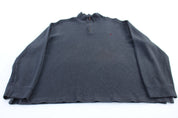 Polo by Ralph Lauren Embroidered Logo Grey Quarter Zip Sweater - Sweater - Thrifted Threads