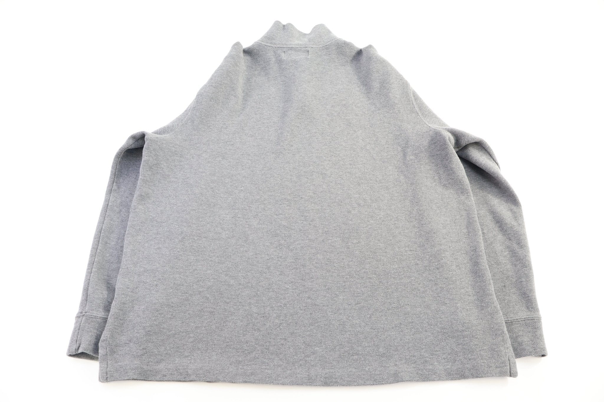 Polo by Ralph Lauren Embroidered Logo Grey Quarter Zip Sweater - Sweater - Thrifted Threads