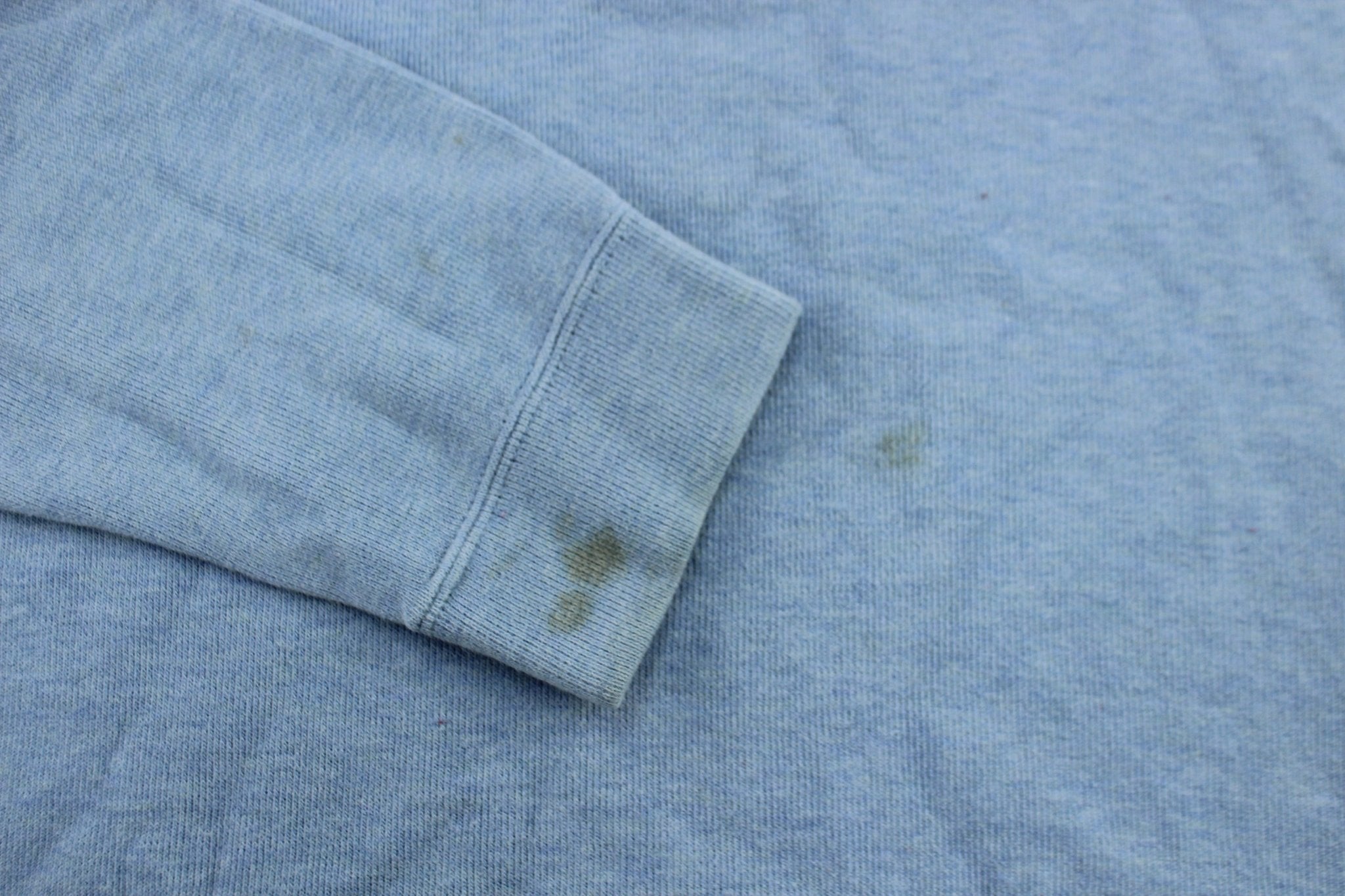 Polo by Ralph Lauren Embroidered Logo Light Blue Quarter Zip Sweater - Sweater - Thrifted Threads