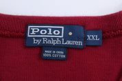 Polo by Ralph Lauren Embroidered Logo Maroon Sweater - Sweater - Thrifted Threads