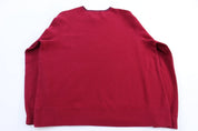 Polo by Ralph Lauren Embroidered Logo Maroon Sweater - Sweater - Thrifted Threads