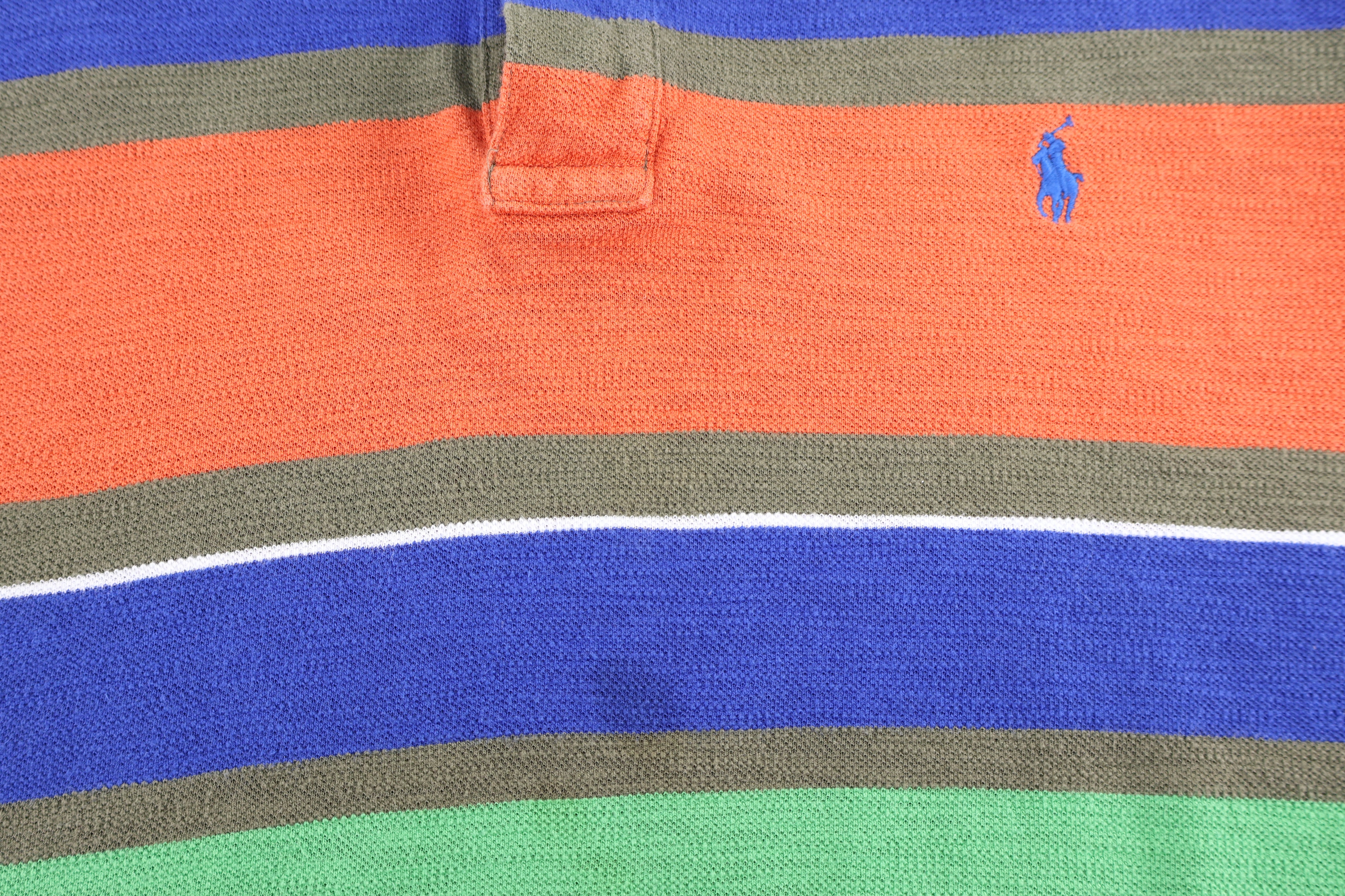 Polo by Ralph Lauren Embroidered Logo Multicolor Button Up - Button Ups/Downs - Thrifted Threads