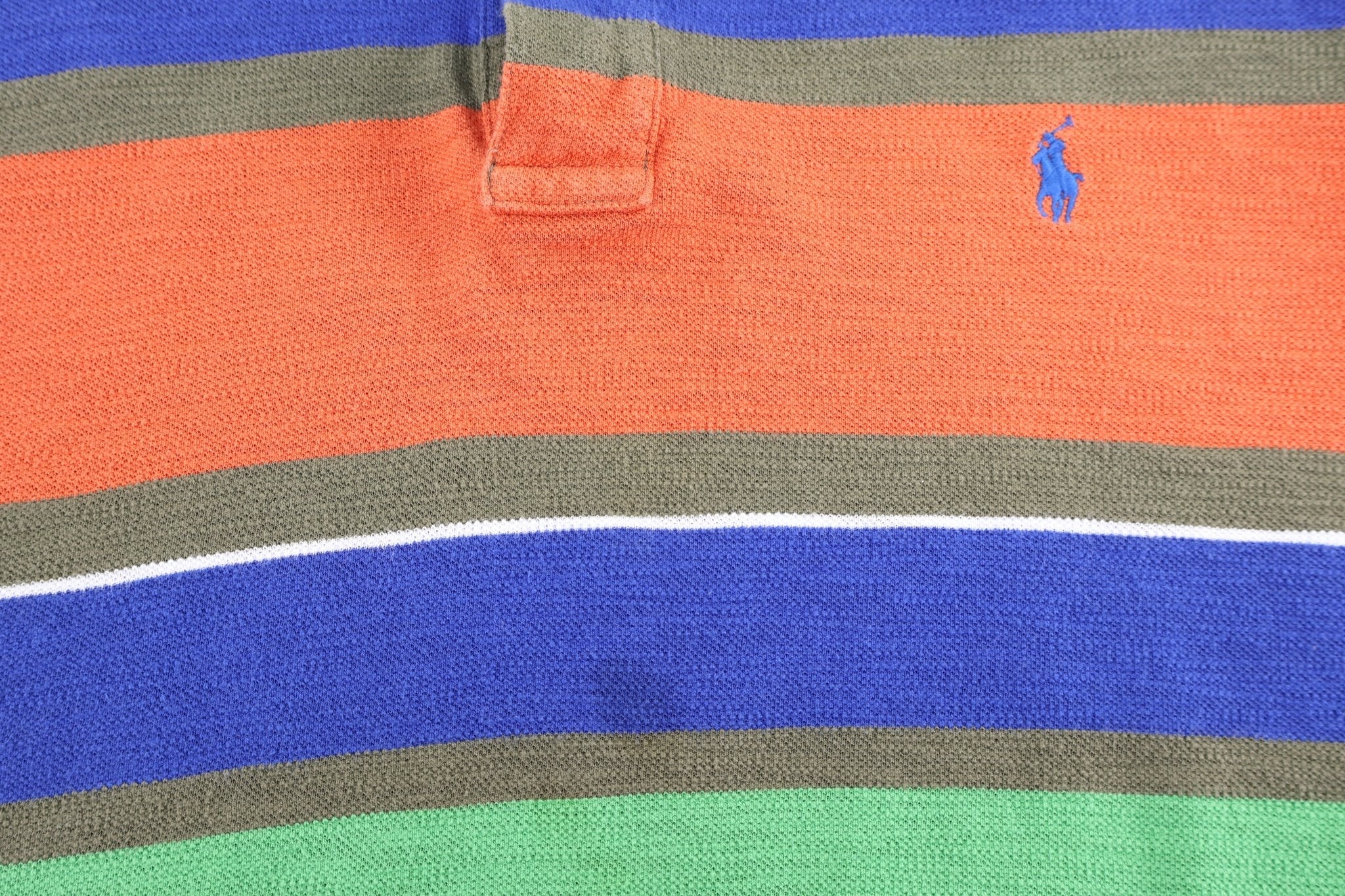 Polo by Ralph Lauren Embroidered Logo Multicolor Button Up - Button Ups/Downs - Thrifted Threads