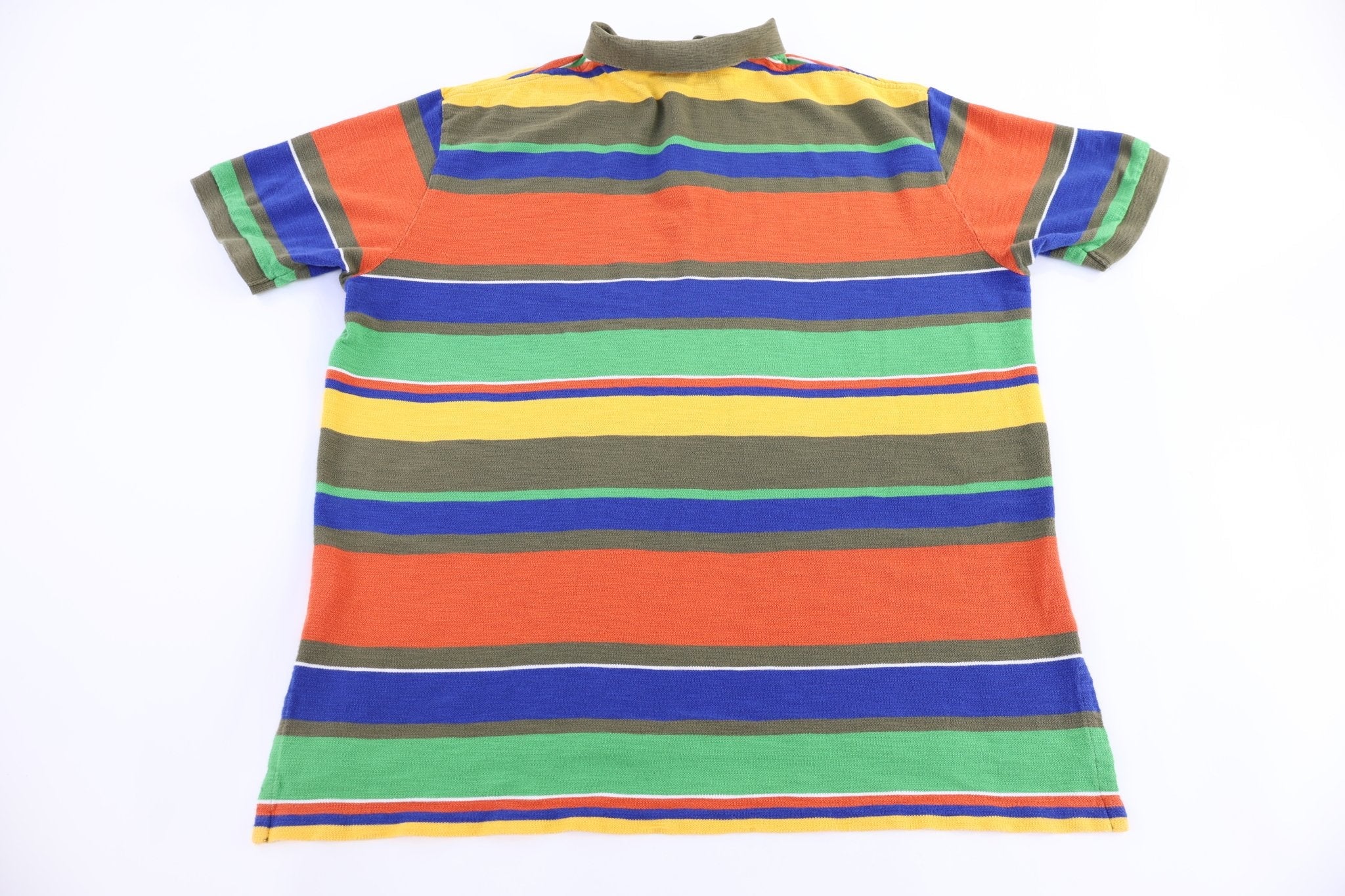 Polo by Ralph Lauren Embroidered Logo Multicolor Button Up - Button Ups/Downs - Thrifted Threads