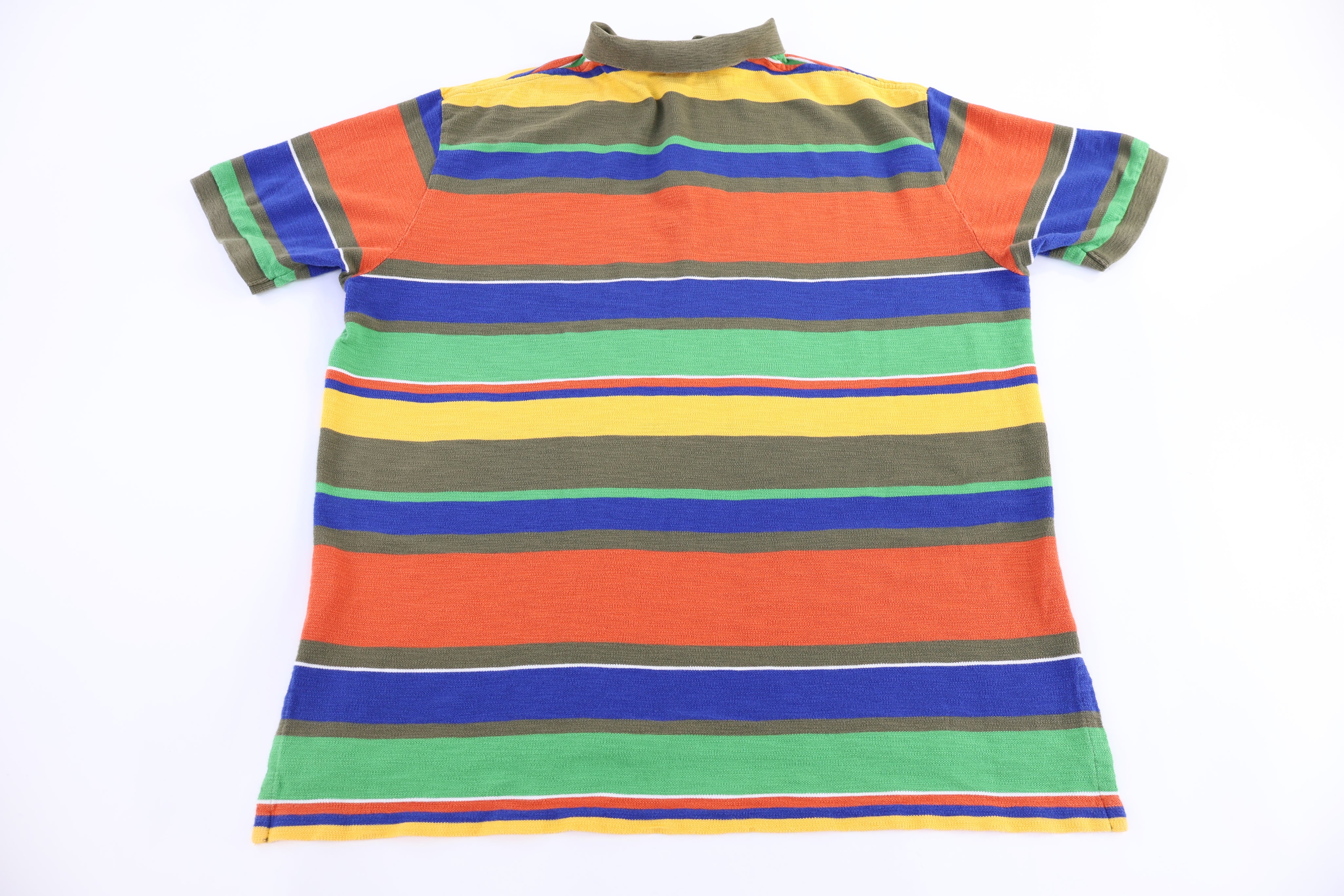 Polo by Ralph Lauren Embroidered Logo Multicolor Button Up - Button Ups/Downs - Thrifted Threads