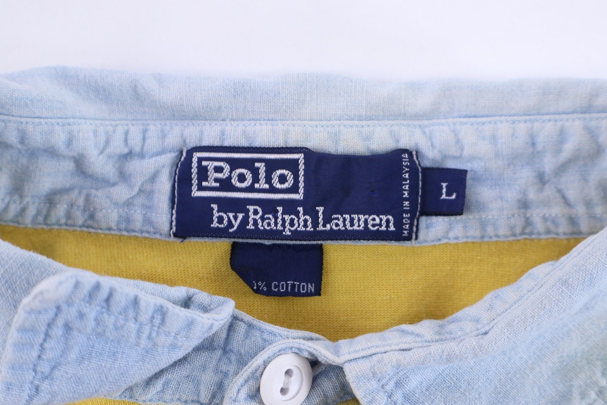 Polo by Ralph Lauren Embroidered Logo Multicolor LS Button Up - Button Ups/Downs - Thrifted Threads