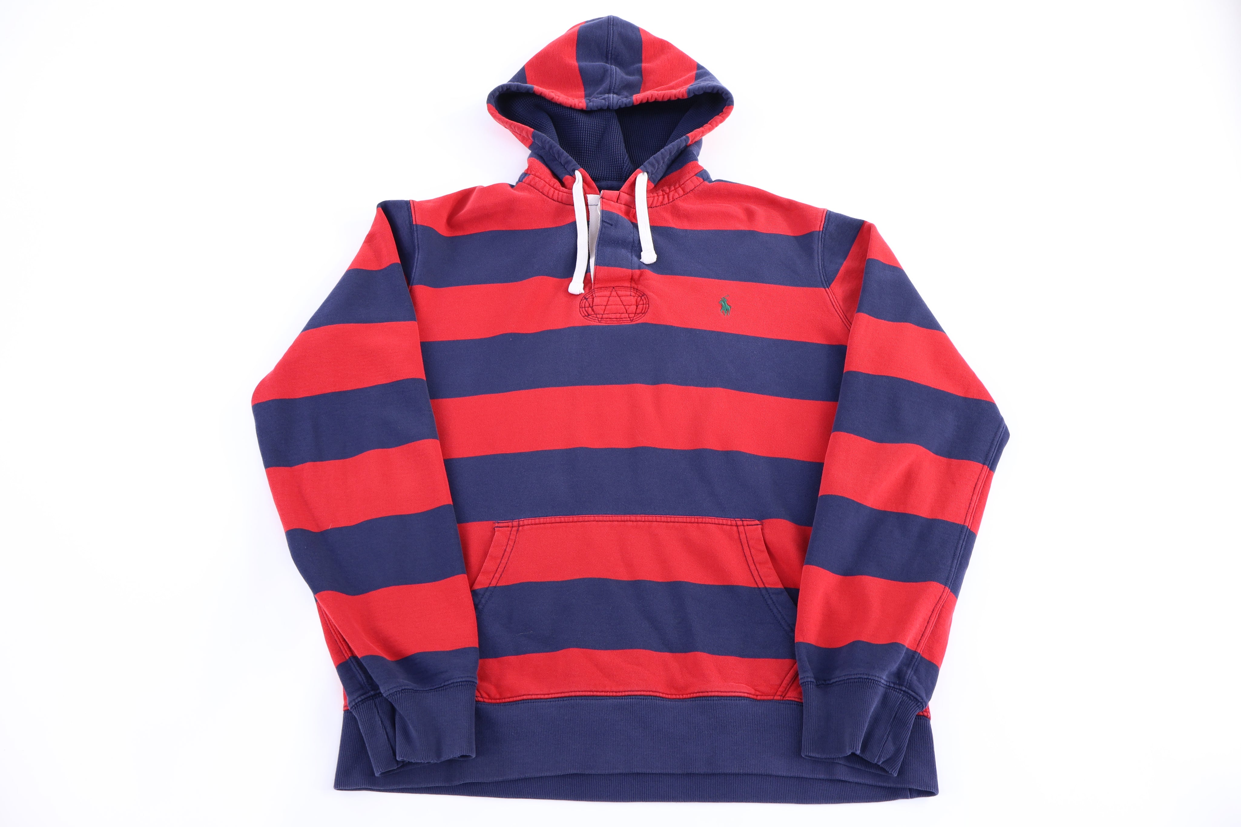 Polo by Ralph Lauren Embroidered Logo Multicolor Pullover - Sweater - Thrifted Threads