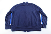 Polo by Ralph Lauren Embroidered Logo Navy Blue Zip Up Jacket - ThriftedThreads.com