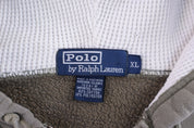 Polo by Ralph Lauren Embroidered Logo Olive Full Zip Jacket - Jacket - Thrifted Threads