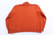 Polo by Ralph Lauren Embroidered Logo Orange Pullover Sweater - Sweater - Thrifted Threads