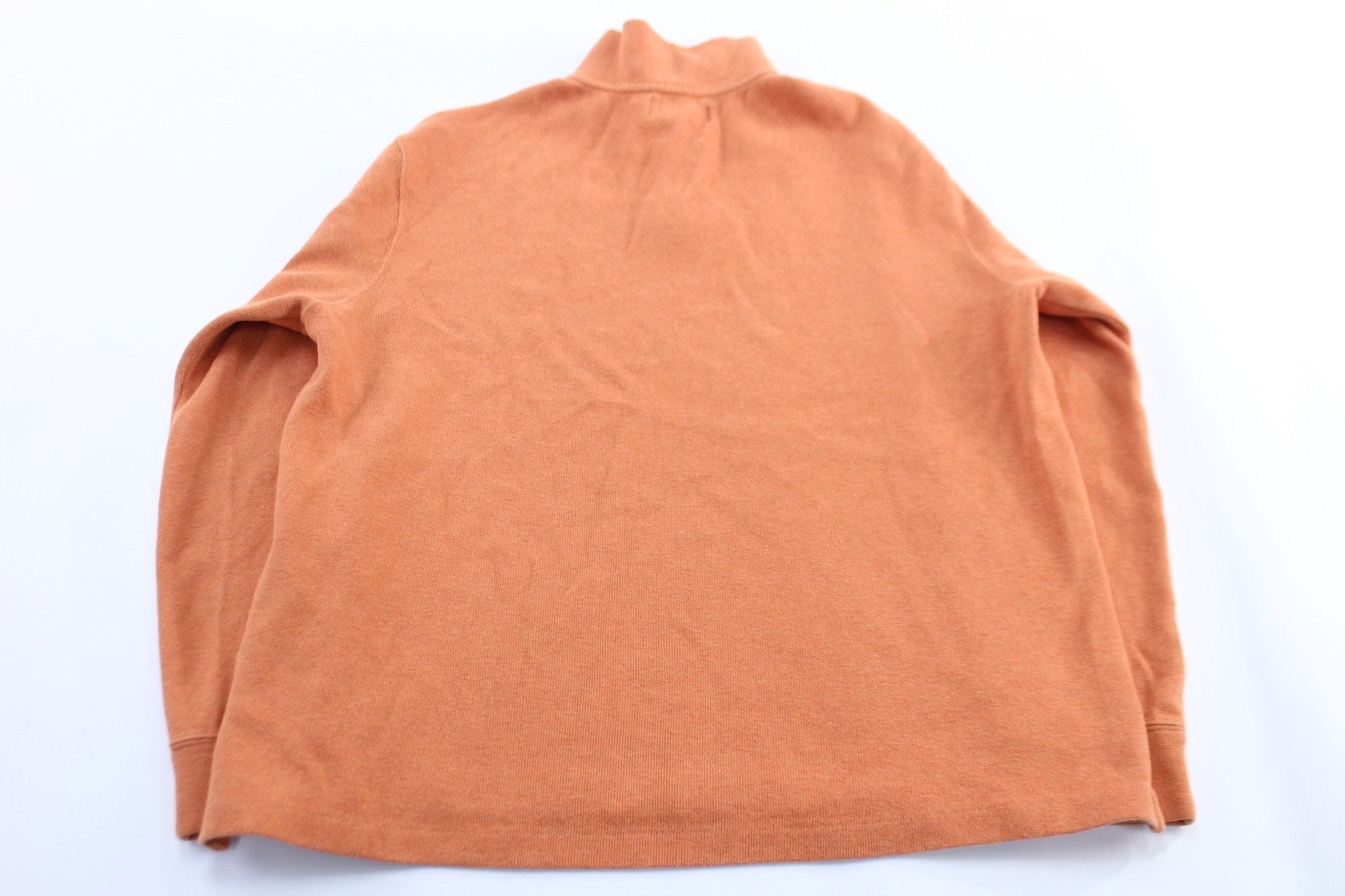 Polo by Ralph Lauren Embroidered Logo Orange Pullover Sweater - Sweater - Thrifted Threads