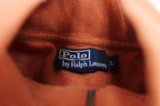 Polo by Ralph Lauren Embroidered Logo Orange Pullover Sweater - Sweater - Thrifted Threads