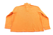 Polo by Ralph Lauren Embroidered Logo Orange Sweater - ThriftedThreads.com