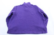 Polo by Ralph Lauren Embroidered Logo Purple Pullover Sweater - ThriftedThreads.com