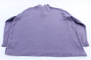 Polo by Ralph Lauren Embroidered Logo Purple Quarter Zip Sweater - ThriftedThreads.com
