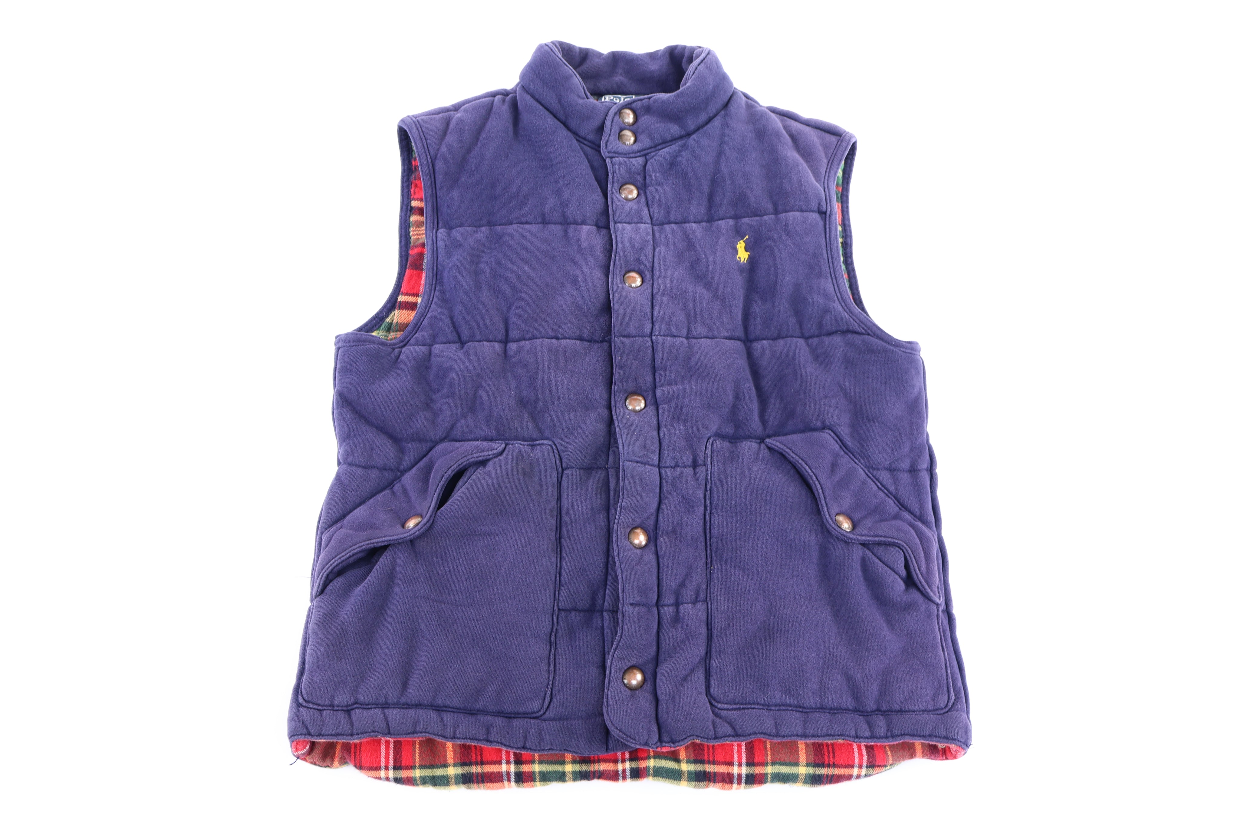 Polo by Ralph Lauren Embroidered Logo Purple Vest - Vest - Thrifted Threads