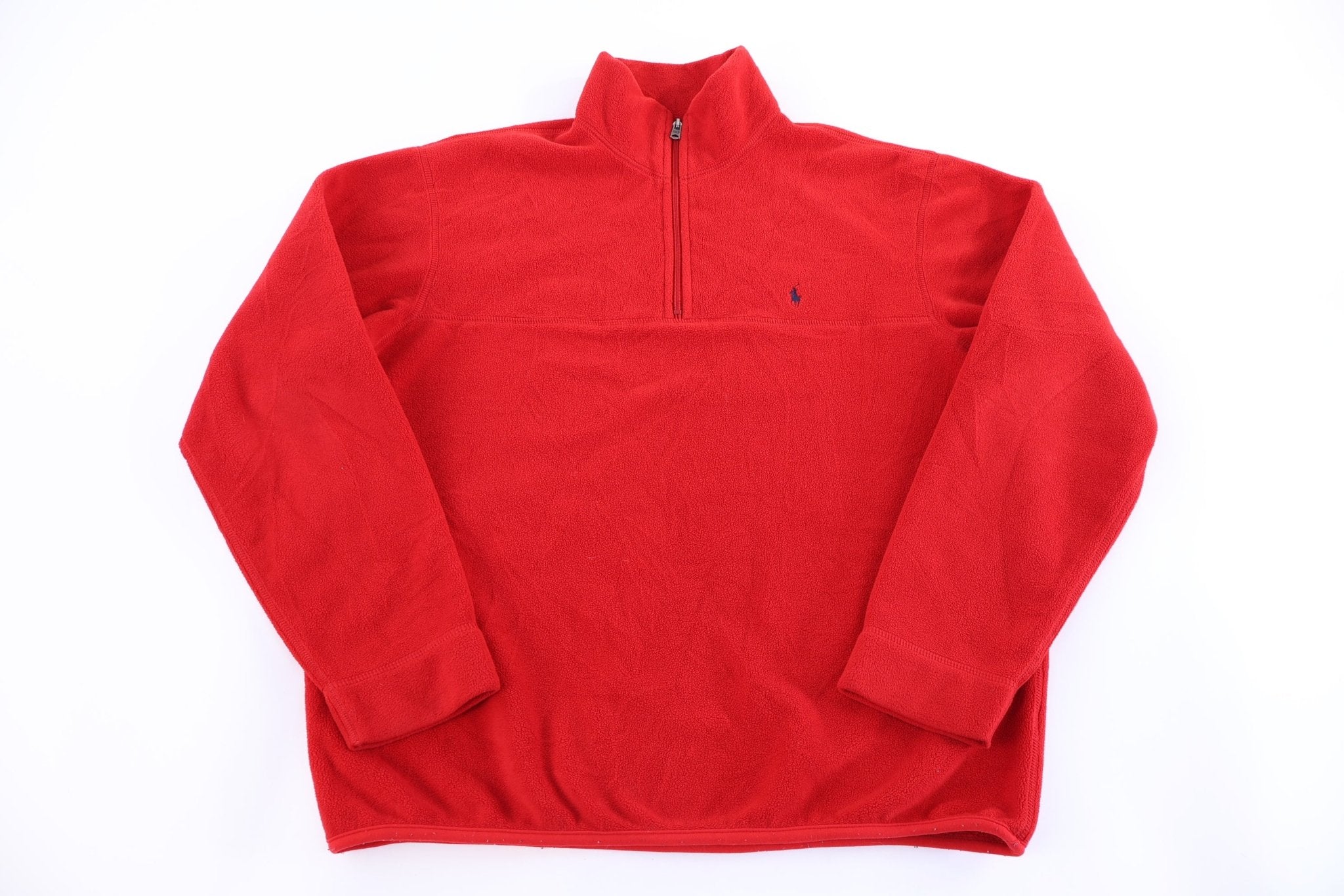 Polo by Ralph Lauren Embroidered Logo Quarter Zip Pullover - Jacket - Thrifted Threads